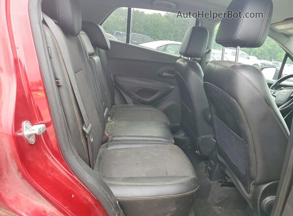 3GNCJLSB4KL361951 2019 CHEVROLET TRAX Red Widok wnętrza z tyłu