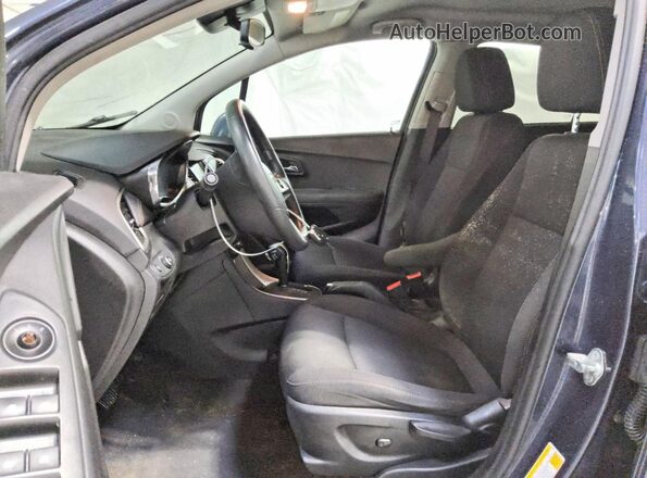 3GNCJLSB5JL196121 2018 CHEVROLET TRAX Blue Vista interior delantera