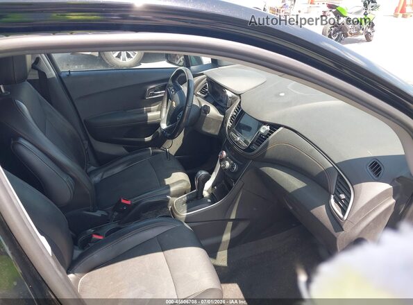 3GNCJLSB5JL279113 2018 CHEVROLET TRAX Black წინა სალონის ხედი
