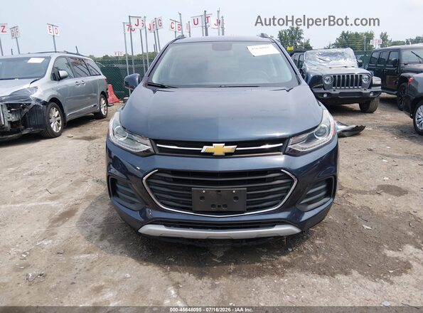 3GNCJLSB5JL373542 2018 CHEVROLET TRAX Blue Вид щитка приладів