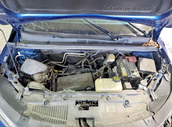 3GNCJLSB5LL177541 2020 CHEVROLET TRAX Blue ძრავის განყოფილების ხედი