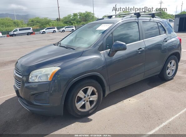 3GNCJLSB6GL171964 2016 CHEVROLET TRAX Gray წინა მარცხენა ხედი სამი მეოთხედიდან