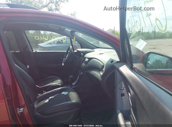 3GNCJLSB6KL228771 2019 CHEVROLET TRAX Red წინა სალონის ხედი