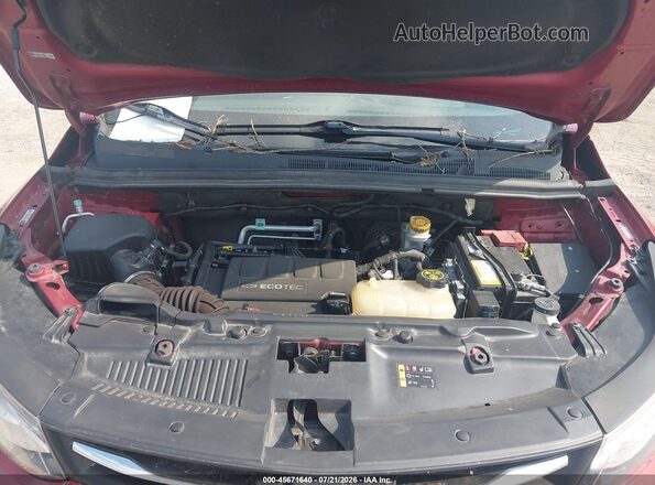 3GNCJLSB6KL228771 2019 CHEVROLET TRAX Red უკანა ხედი