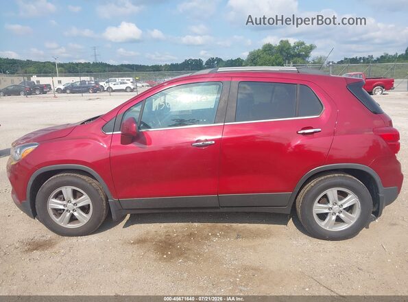 3GNCJLSB6KL228771 2019 CHEVROLET TRAX Red სალონის 360-გრადუსიანი ხედი