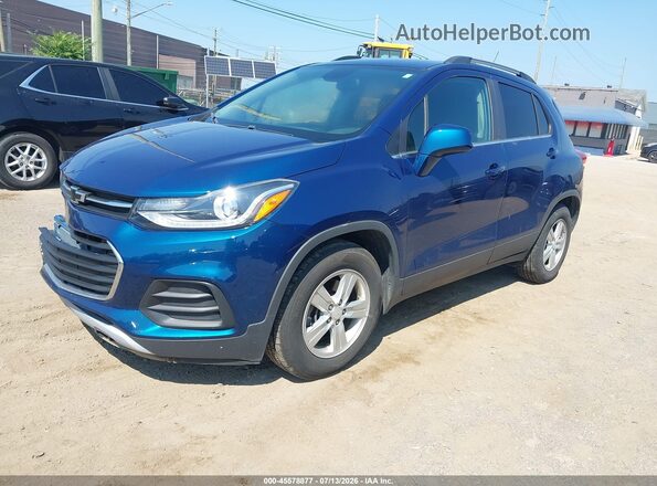 3GNCJLSB6KL338882 2019 CHEVROLET TRAX Blue Front left
