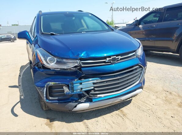 3GNCJLSB6KL338882 2019 CHEVROLET TRAX Blue Front view