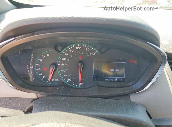 3GNCJLSB6LL189651 2020 CHEVROLET TRAX White Vista del cuadro de instrumentos
