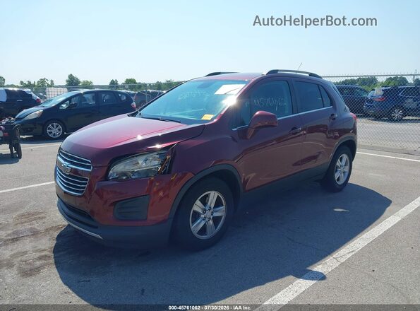 3GNCJLSB7GL120554 2016 CHEVROLET TRAX Red Przód lewy