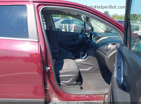 3GNCJLSB7GL120554 2016 CHEVROLET TRAX Red Widok wnętrza z przodu