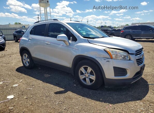 3GNCJLSB7GL184464 2016 CHEVROLET TRAX Серебряный Передняя правая четверть