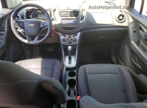 3GNCJLSB7GL184464 2016 CHEVROLET TRAX Серебряный Вид панели приборов