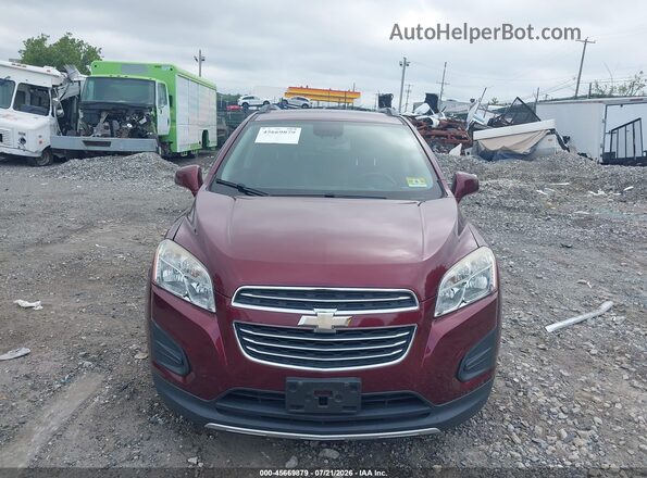 3GNCJLSB7GL218919 2016 CHEVROLET TRAX Burgundy Vista frontal