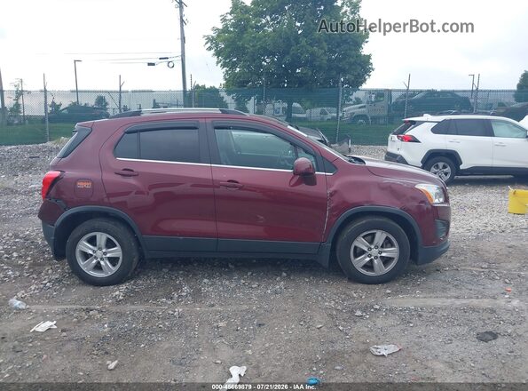 3GNCJLSB7GL218919 2016 CHEVROLET TRAX Burgundy Vista interior trasera