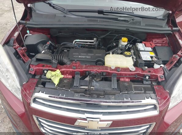 3GNCJLSB7GL218919 2016 CHEVROLET TRAX Burgundy Vista trasera
