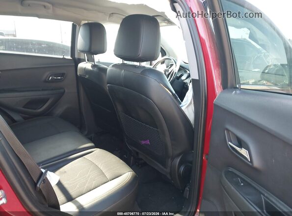 3GNCJLSB7KL146385 2019 CHEVROLET TRAX Red Widok naklejki z numerem VIN