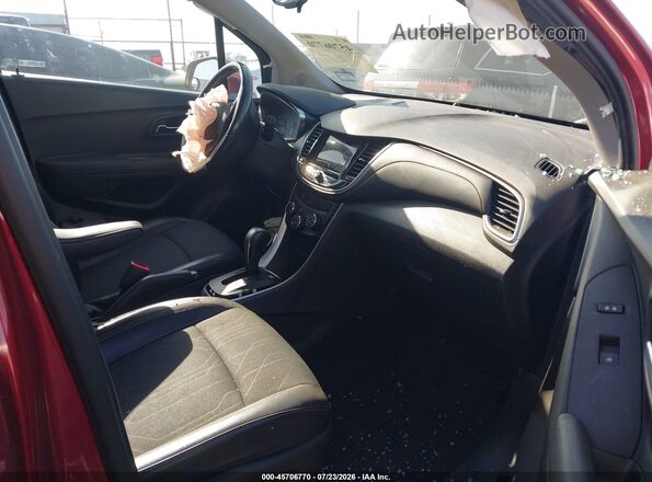 3GNCJLSB7KL146385 2019 CHEVROLET TRAX Red Widok wnętrza z przodu
