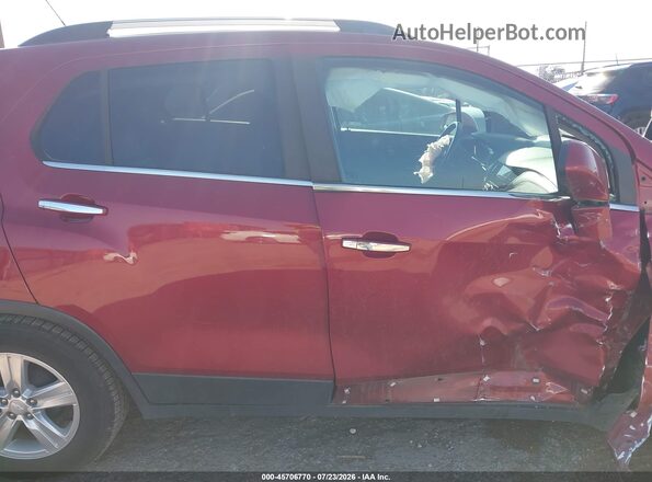 3GNCJLSB7KL146385 2019 CHEVROLET TRAX Red Widok wnętrza z tyłu