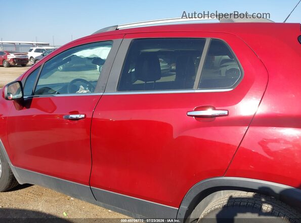 3GNCJLSB7KL146385 2019 CHEVROLET TRAX Red Widok wnętrza 360 stopni