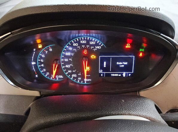 3GNCJLSB7KL306474 2019 CHEVROLET TRAX Black Widok zestawu wskaźników
