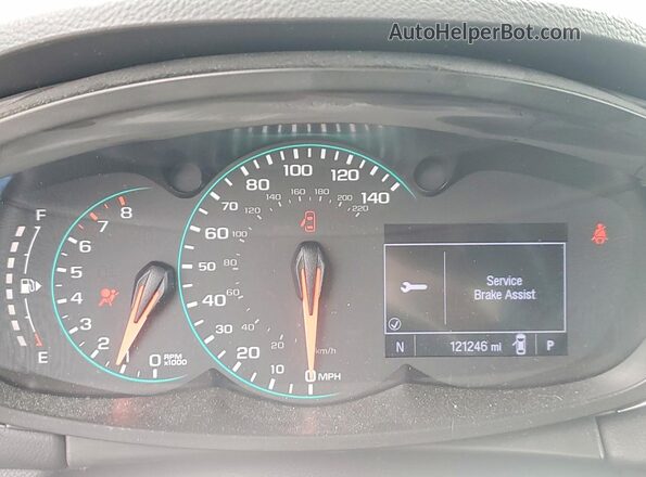 3GNCJLSB7LL143259 2020 CHEVROLET TRAX Синий Вид щитка приборов