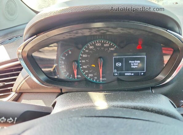 3GNCJLSB7LL147568 2020 CHEVROLET TRAX Black Вид щитка приладів