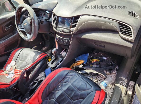3GNCJLSB7LL147568 2020 CHEVROLET TRAX Black Вид панелі приладів