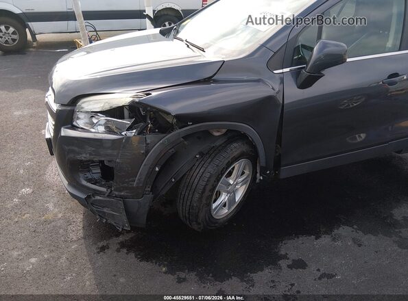 3GNCJLSB8GL244607 2016 CHEVROLET TRAX Серый Вид спереди