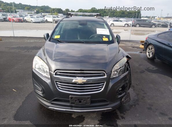 3GNCJLSB8GL244607 2016 CHEVROLET TRAX Серый Вид щитка приборов