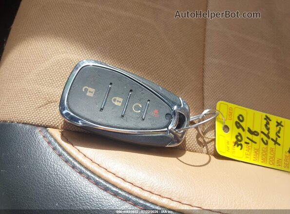 3GNCJLSB8JL169818 2018 CHEVROLET TRAX Tan Dashboard view