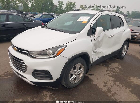 3GNCJLSB8KL366604 2019 CHEVROLET TRAX White წინა მარცხენა ხედი სამი მეოთხედიდან