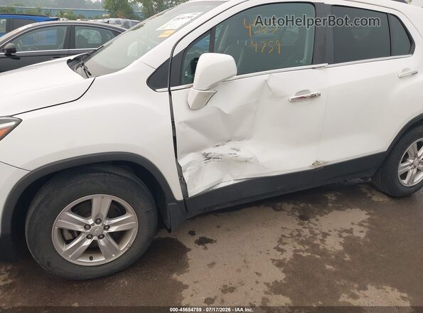 3GNCJLSB8KL366604 2019 CHEVROLET TRAX White წინა ხედი