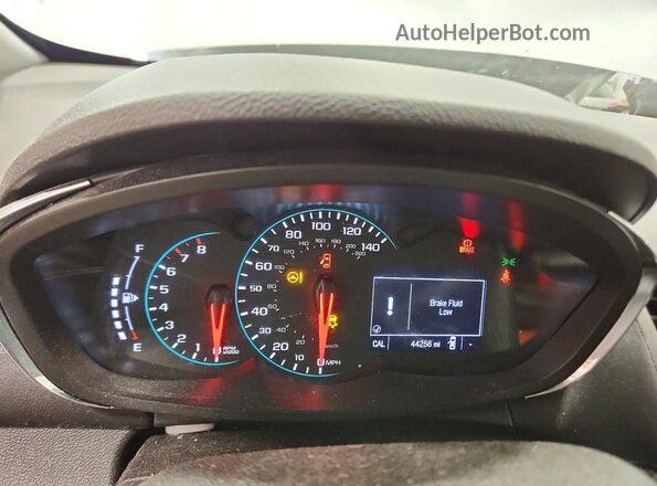 3GNCJLSB8LL146817 2020 CHEVROLET TRAX White Vista del cuadro de instrumentos