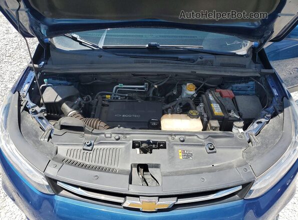 3GNCJLSB8LL233844 2020 CHEVROLET TRAX Blue ძრავის განყოფილების ხედი
