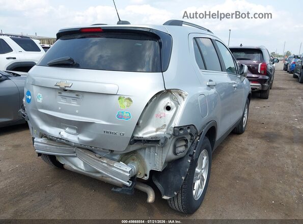 3GNCJLSB9GL254806 2016 CHEVROLET TRAX Silver Instrument cluster view