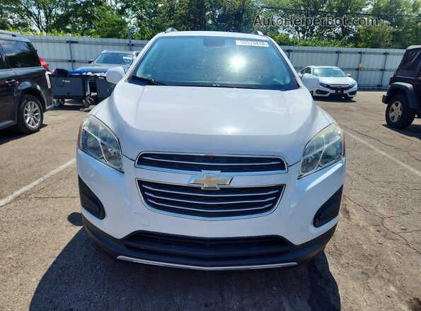 3GNCJLSB9GL268379 2016 CHEVROLET TRAX White Widok z przodu
