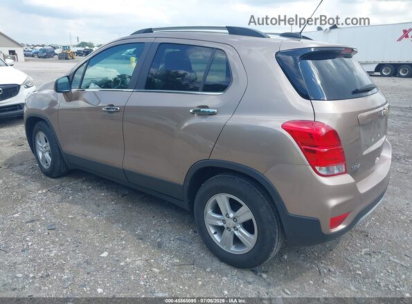 3GNCJLSB9JL351091 2018 CHEVROLET TRAX Beige Trasero izquierdo