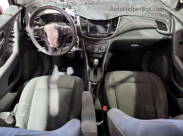 3GNCJLSB9KL369690 2019 CHEVROLET TRAX Burgundy წინა პანელის ხედი