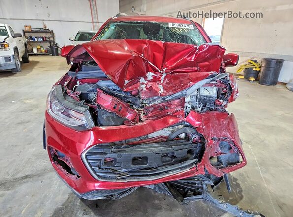 3GNCJLSB9KL369690 2019 CHEVROLET TRAX Burgundy წინა ხედი