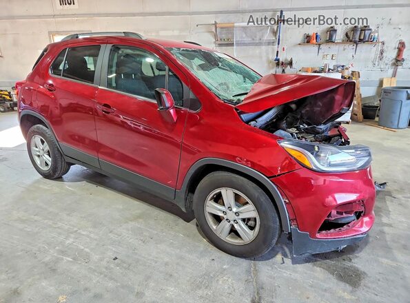 3GNCJLSB9KL369690 2019 CHEVROLET TRAX Burgundy წინა მარჯვენა