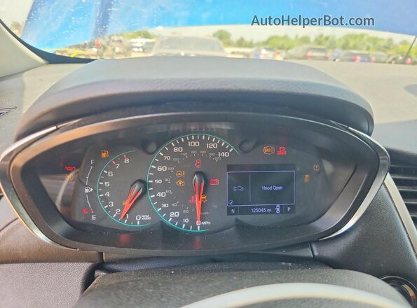 3GNCJLSB9LL140234 2020 CHEVROLET TRAX Blue Widok zestawu wskaźników