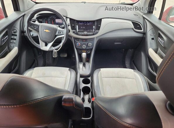 3GNCJLSB9LL157342 2020 CHEVROLET TRAX Red წინა პანელის ხედი