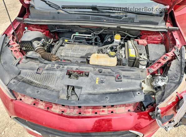 3GNCJLSB9LL157342 2020 CHEVROLET TRAX Red ძრავის განყოფილების ხედი