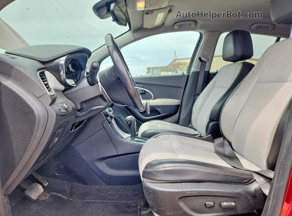 3GNCJLSB9LL157342 2020 CHEVROLET TRAX Red წინა სალონის ხედი