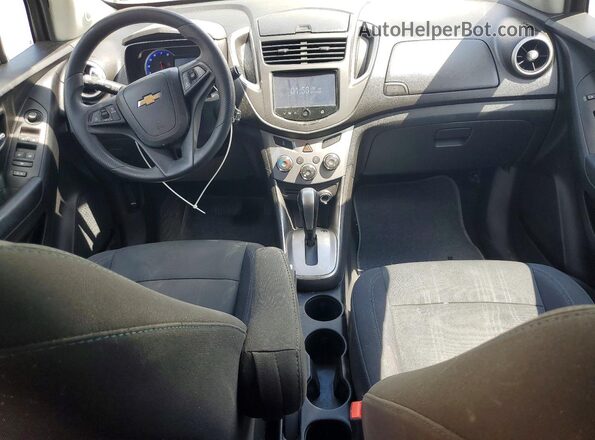 3GNCJLSBXGL197533 2016 CHEVROLET TRAX Silver Dashboard view