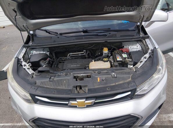 3GNCJLSBXHL274483 2017 CHEVROLET TRAX Silver Widok z tyłu