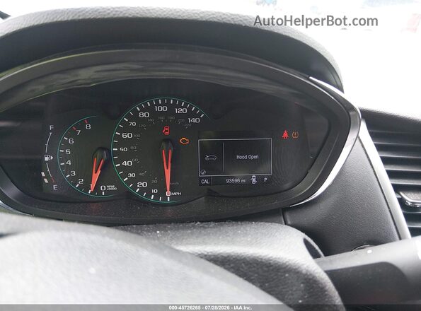 3GNCJLSBXHL274483 2017 CHEVROLET TRAX Silver Widok tylnych siedzeń