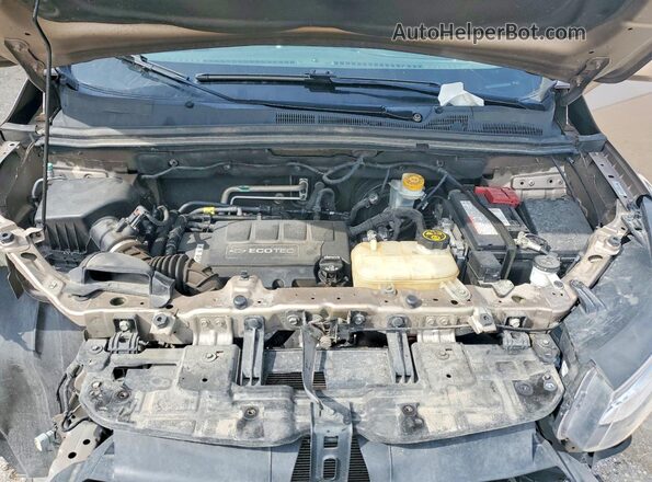 3GNCJLSBXJL277471 2018 CHEVROLET TRAX Beige ძრავის განყოფილების ხედი