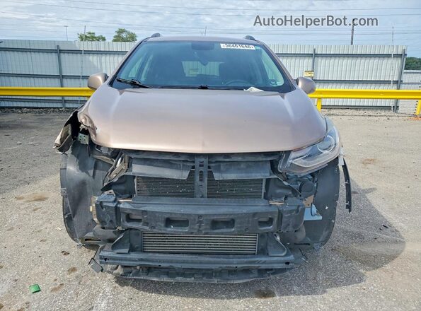 3GNCJLSBXJL277471 2018 CHEVROLET TRAX Beige წინა ხედი