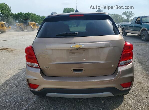 3GNCJLSBXJL277471 2018 CHEVROLET TRAX Beige უკანა ხედი